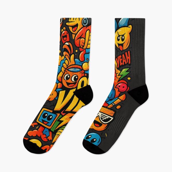 Item preview, Good Vibes Graffiti Cartoon Art designed and sold by Thaivi Design.