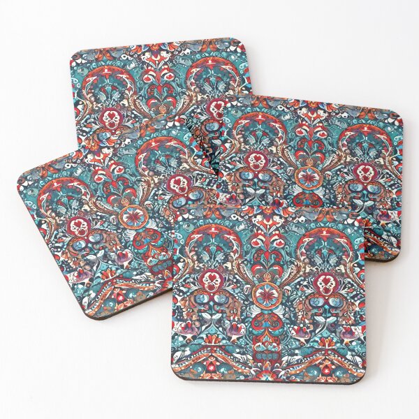 Item preview, Bohemian Ornamental Pattern – Colorful Abstract Symmetry Design designed and sold by elgreko.