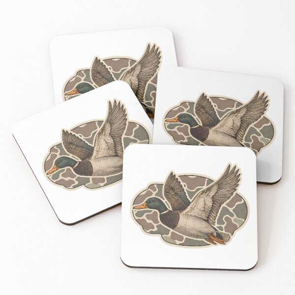 Item preview, Camo Flying Mallard Duck designed and sold by stephenflashart.