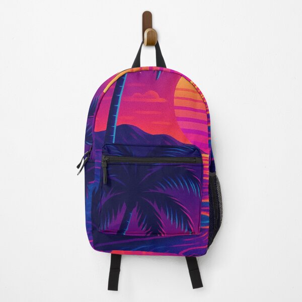 Item preview, Neon Palm Sunset Vaporwave Coast designed and sold by GolabMagic.
