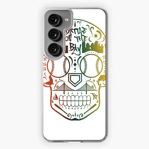 San Francisco Baseball Sugar Skull Samsung Galaxy Phone Case for