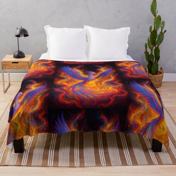 Item preview, Rainbow Phoenix Rising From the Ashes designed and sold by LEORONIN.
