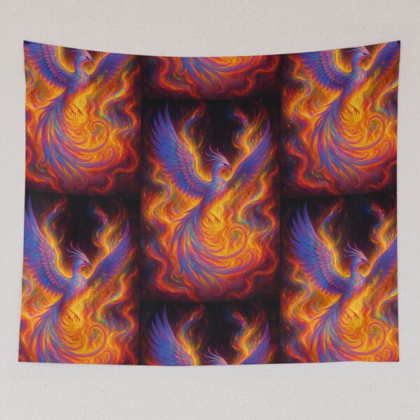 Item preview, Rainbow Phoenix Rising From the Ashes  designed and sold by LEORONIN.