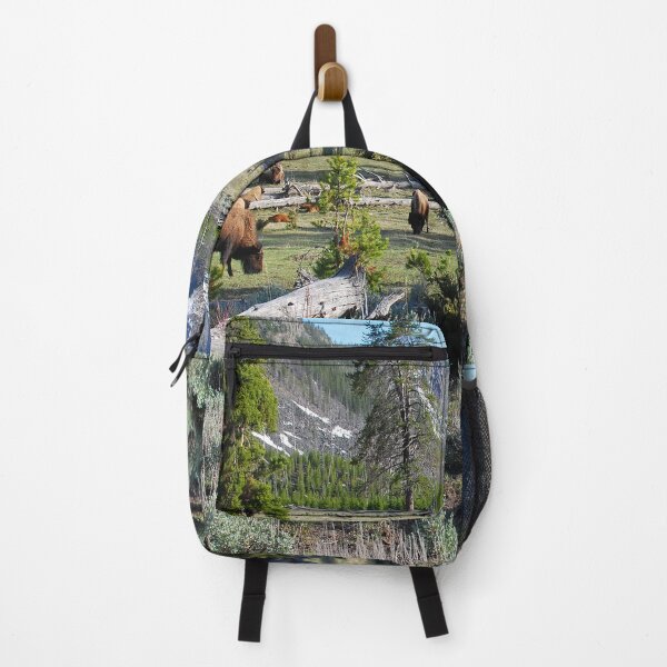 Item preview, Herds of Buffalo gather in Yellowstone wilderness, Wyoming designed and sold by Visual-Minds.