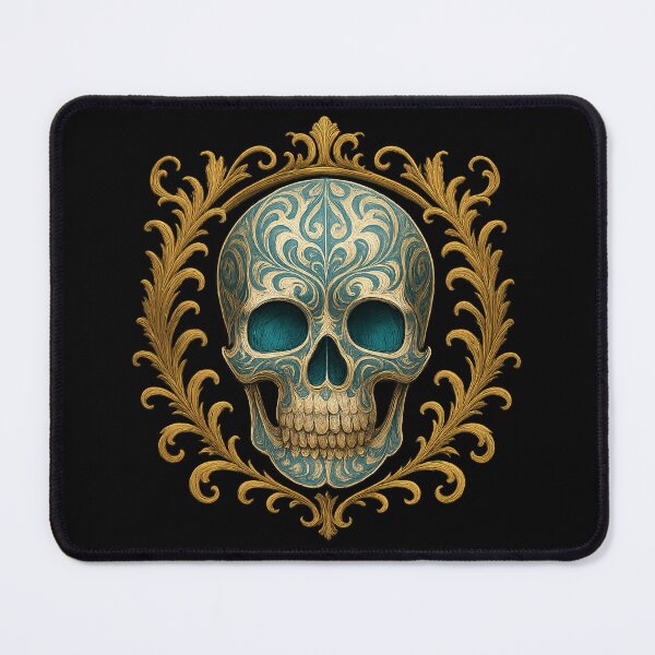 Item preview, Skull with smoke and thorns designed and sold by LaNadaYFundante.