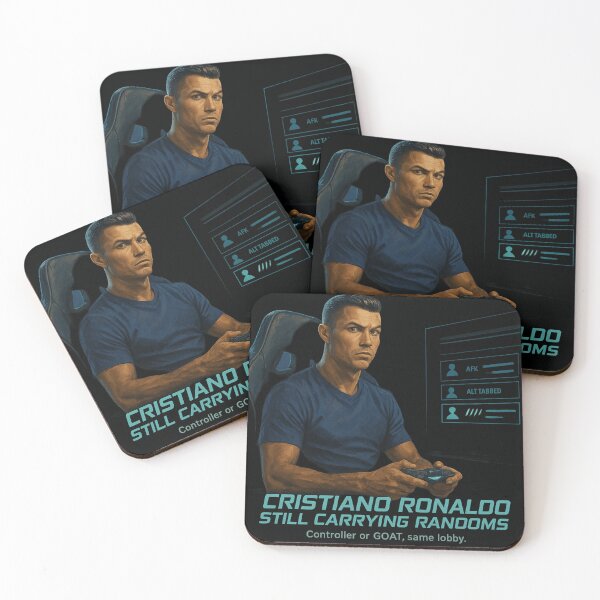 Item preview, Cristiano Gamer Mode — Still Carrying Randoms designed and sold by POD DYNASTY | Original Print On Demand T-Shirt Graphics.