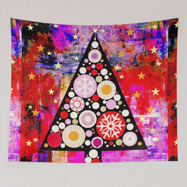 Item preview, Christmas Tree Abstract designed and sold by ViaARTfactory.