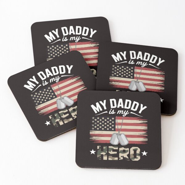 Item preview, My Daddy Is My Hero Military Dad American Flag Army Proud Ar designed and sold by RopboxRone.