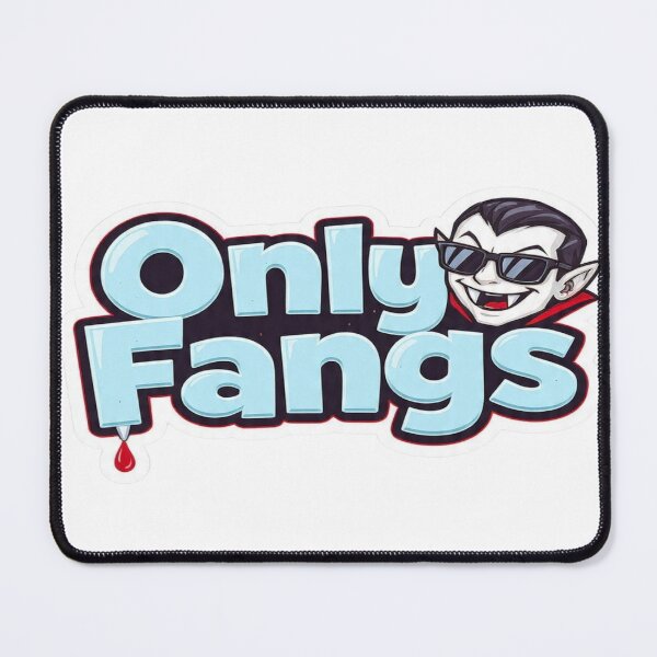 Item preview, OnlyFangs – Funny Vampire Logo Sticker designed and sold by Gscode.