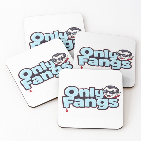 Item preview, OnlyFangs – Funny Vampire Logo Sticker designed and sold by Gscode.
