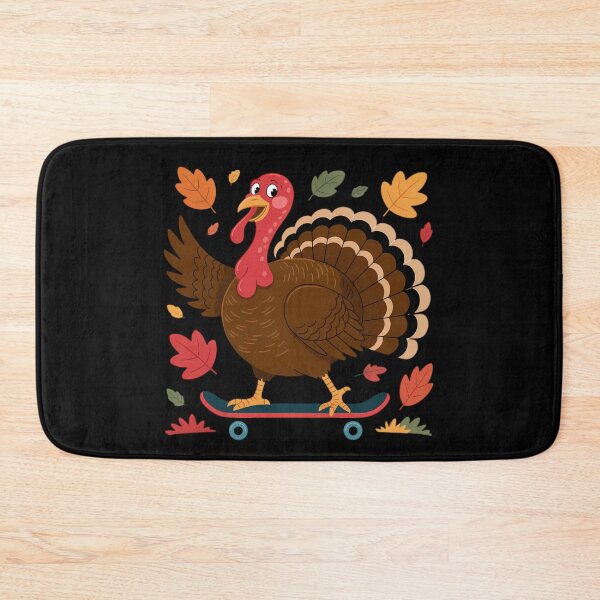 Item preview, Skateboard Turkey Fall Thanksgiving Character Design designed and sold by BeautifulEye.