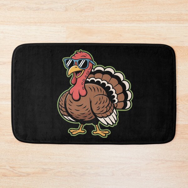 Item preview, Turkey with Shades Thanksgiving Attitude Design designed and sold by BeautifulEye.