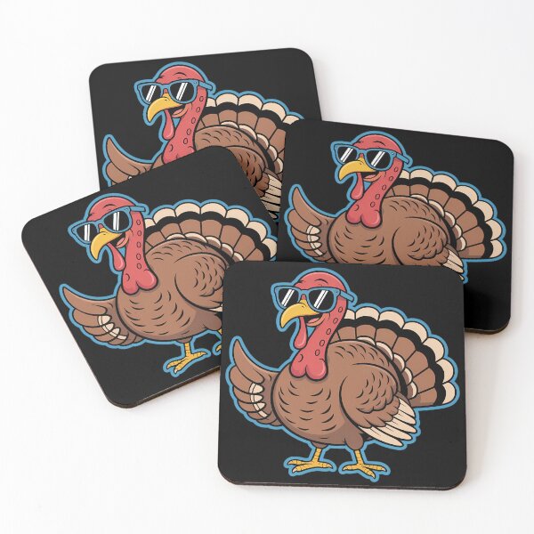 Item preview, Cool Sunglasses Turkey Thanksgiving Fun Design designed and sold by BeautifulEye.