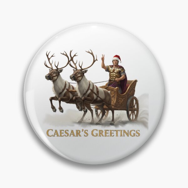 Item preview, Caesar's Greetings Humorous Roman Chariot Holiday Card designed and sold by Larry Oates.