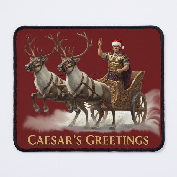 Item preview, Caesar's Greetings Humorous Roman Chariot Holiday Card designed and sold by Larry Oates.