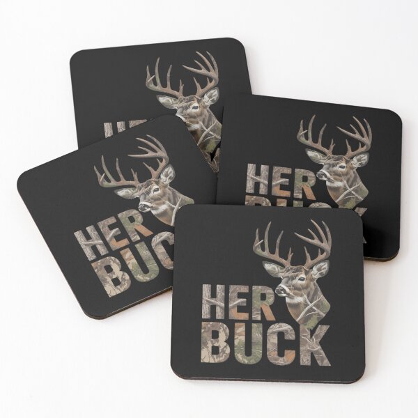 Item preview, Her Buck Camo Deer Hunting Camouflage Matching Couple designed and sold by Sandrhaus.