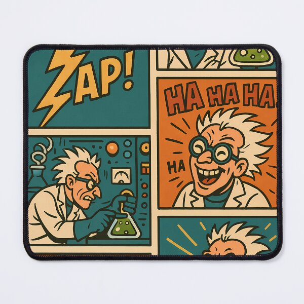 Item preview, Retro Comic Pop Art Mad Scientist designed and sold by yPaladino432.