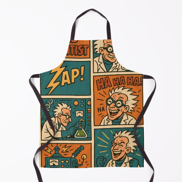 Item preview, Retro Comic Pop Art Mad Scientist designed and sold by yPaladino432.