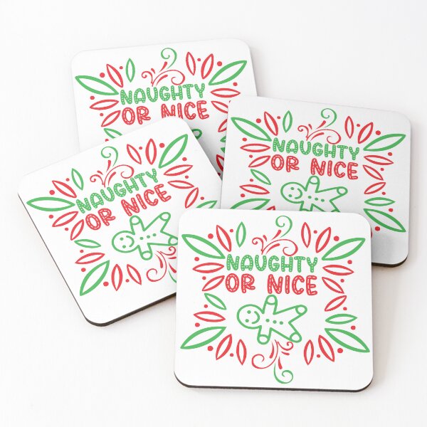 Item preview, Naughty or Nice - Simple Christmas List Dilemma Design designed and sold by FuzionRaptor.