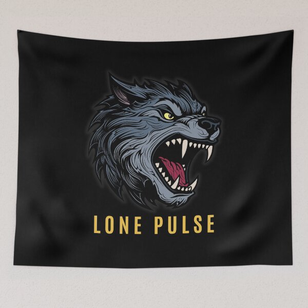 Item preview, Lone Pulse – Wild Wolf Power designed and sold by FLOOVOStudio.