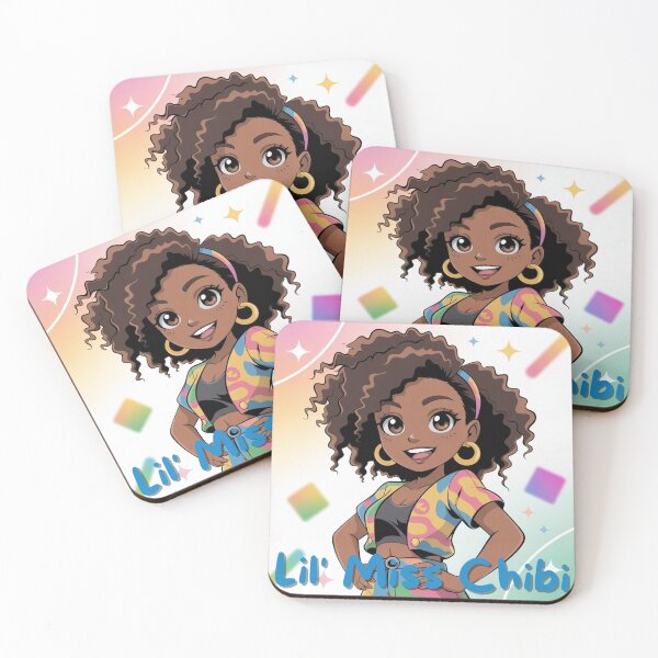 Item preview, Lil' Miss Chibi (for Apparel) designed and sold by ThaLilBlerdSpot.