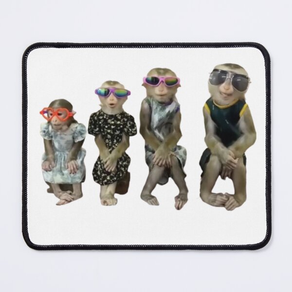 Item preview, 4 cool monkey friends designed and sold by monkey zone.