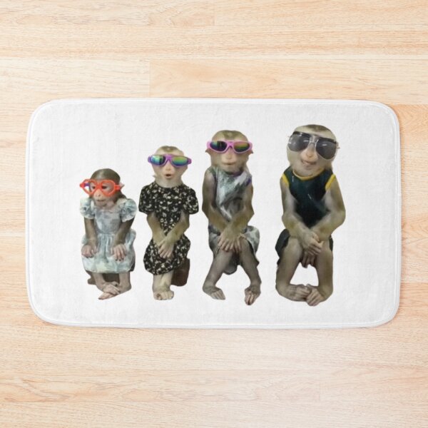 Item preview, 4 cool monkey friends designed and sold by monkey zone.