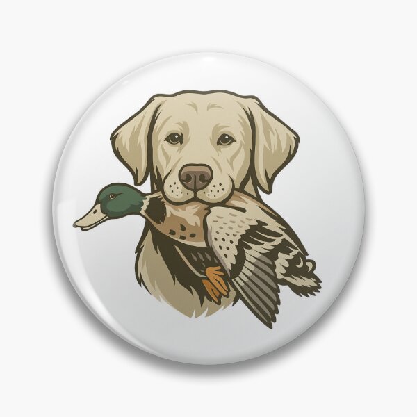 Item preview, Camo Hunting Dog With Duck designed and sold by stephenflashart.
