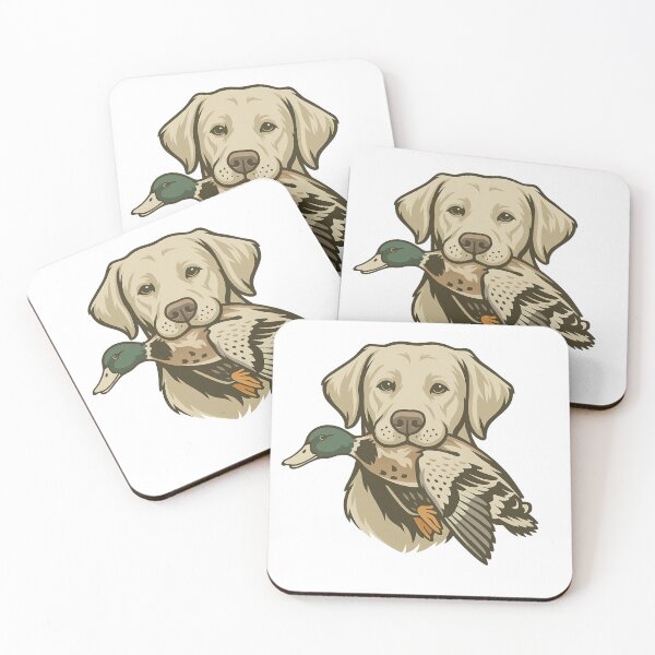 Item preview, Camo Hunting Dog With Duck designed and sold by stephenflashart.