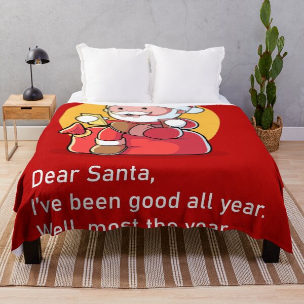 Item preview, Cheeky funny Santa letter Christmas Design – “I’ll Buy My Own Presents” (on dark colors) designed and sold by messy-nessie.