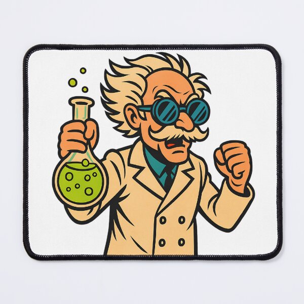 Item preview, Excited Mad Scientist with Potion designed and sold by yPaladino432.