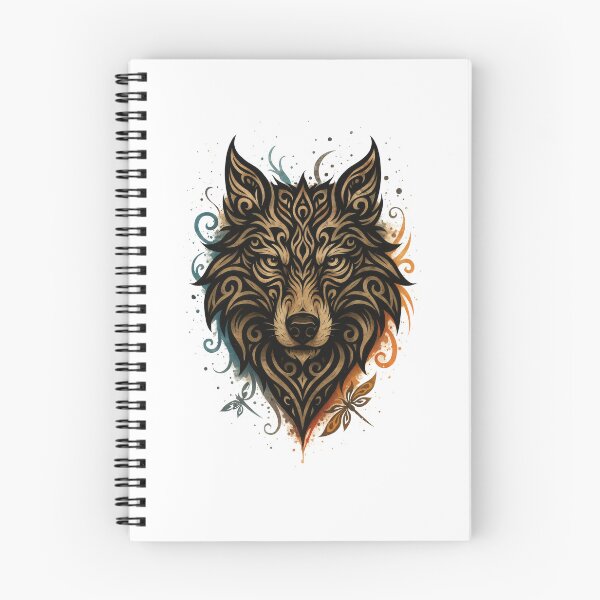 Item preview, Wolf Tribal Abstract Design designed and sold by KraftyDesignz.
