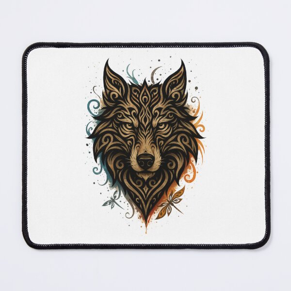 Item preview, Wolf Tribal Abstract Design designed and sold by KraftyDesignz.