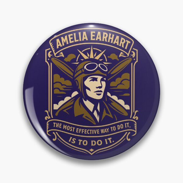 Item preview, Amelia Earhart designed and sold by Coconautica.