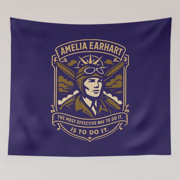Item preview, Amelia Earhart designed and sold by Coconautica.