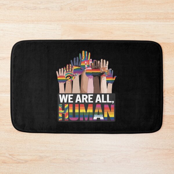 Item preview, Rainbow LGBT LGBTQ Transgender Gay Pride We Are All Human  designed and sold by EllinoKlemo.