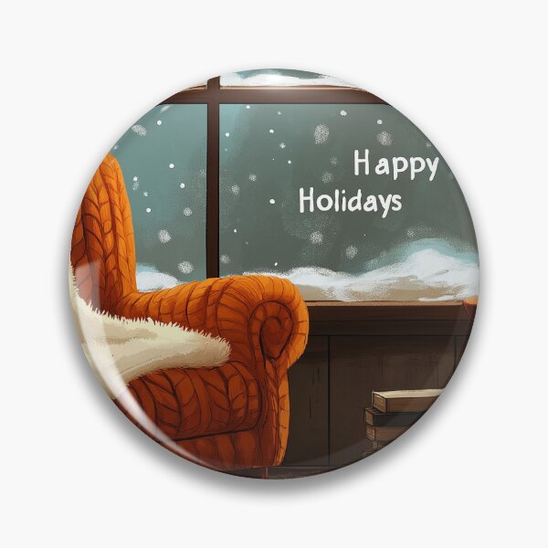 Item preview, Cozy Winter Aesthetic Reading Nook - Warm Hygge Vibes Illustration Art designed and sold by MeridianVisions.