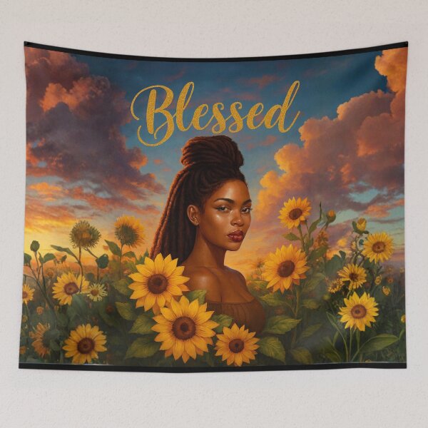 Item preview, Blessed & Melanated designed and sold by ShopTr3ndy.