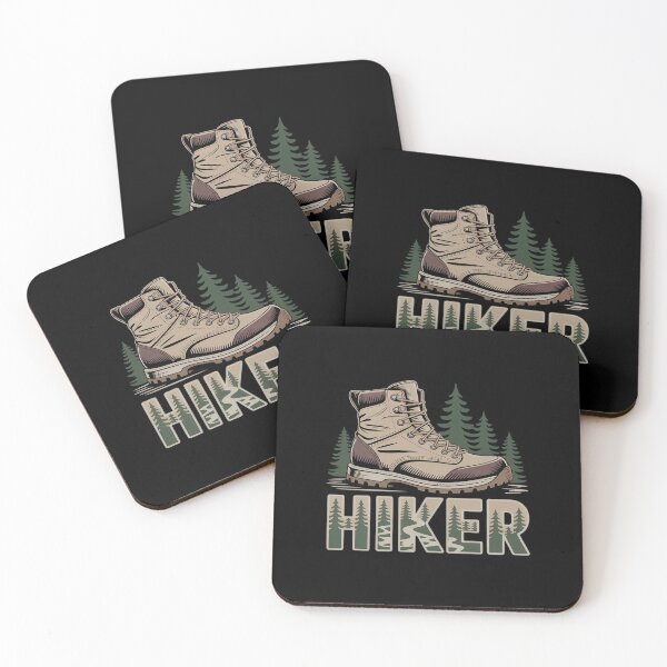 Item preview, Hiker Boot with Topo Line Design Scenic Trail Explorer Gra designed and sold by FndPardaL.