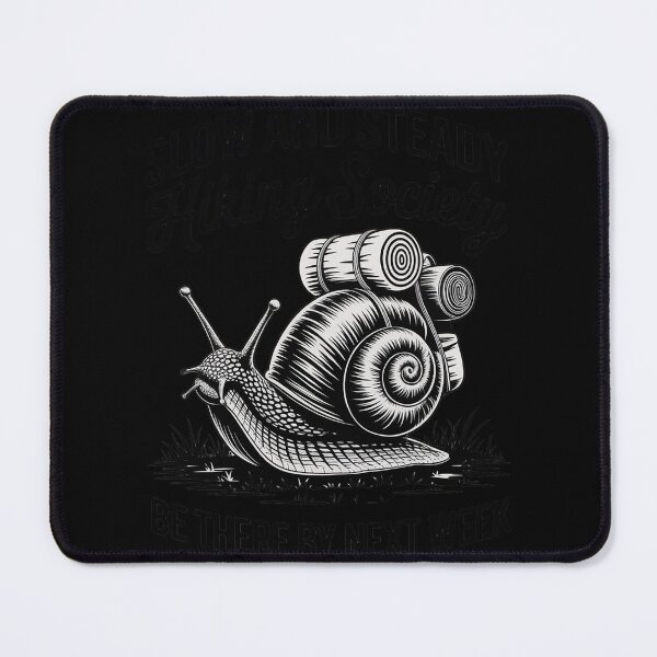 Item preview, Hiker Slow and Steady Hiking Society Snail designed and sold by FndPardaL.