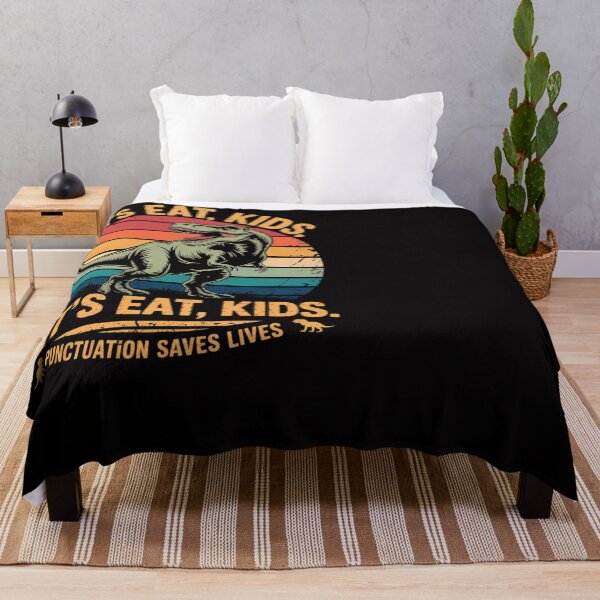 Item preview, Let's Eat Kids Punctuation Saves Lives Grammar Dino designed and sold by Silicula.
