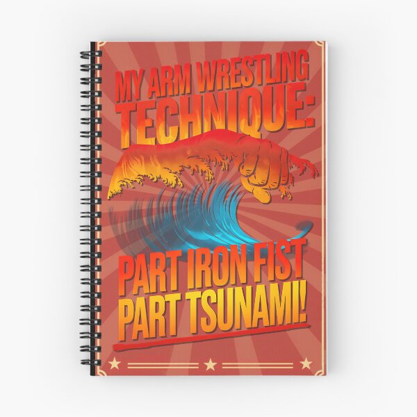 Item preview, My Arm-Wrestling Technique Iron Fist and tsunami designed and sold by CoolCrazyQuirky.
