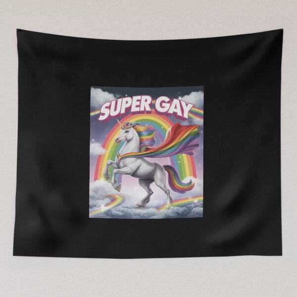 Item preview, Super Gay Flossing Unicorn LGBT Flag Gay Pride Parade Women 1 designed and sold by EllinoKlemo.