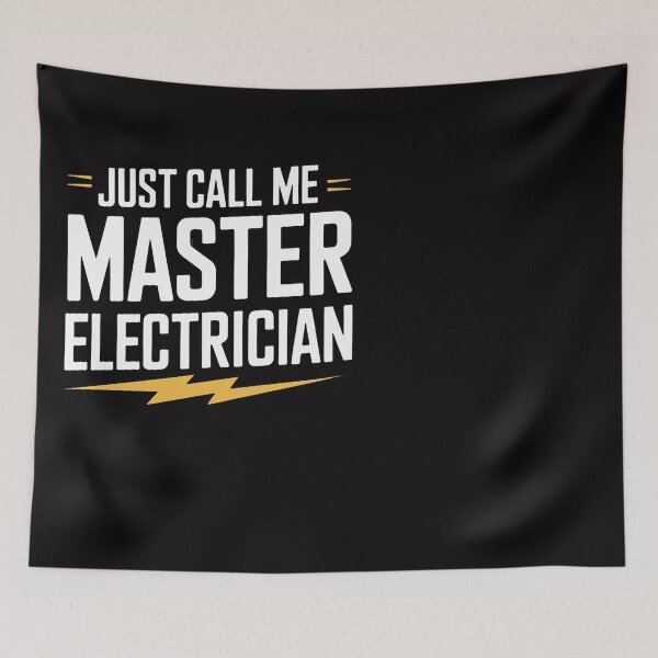 Item preview, Just Call Me Master Electrician designed and sold by Silicula.