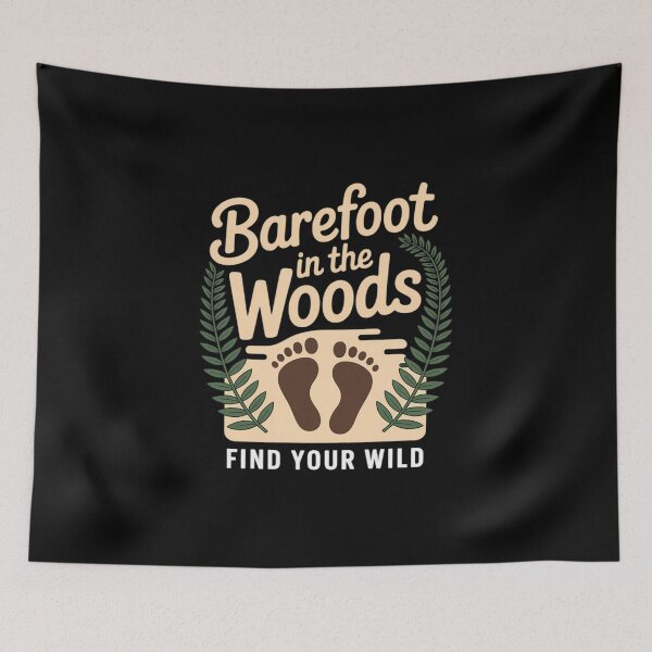 Item preview, Hiking Squad Barefoot in The Woods designed and sold by JaskconLIfe23.