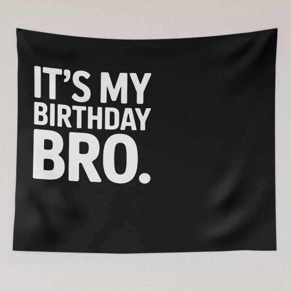 Item preview, It's My Birthday Bro Birthday Party For Boy Youth Teen designed and sold by Silicula.