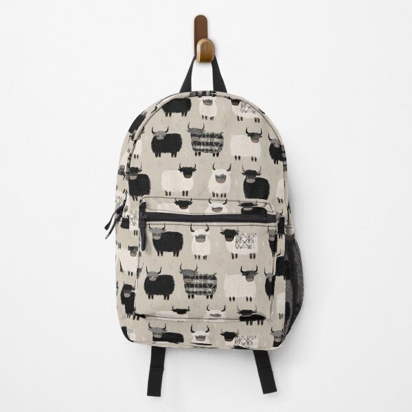 Item preview, Fluffy Cows in Blacks, Whites and Tans designed and sold by LittleShopOrion.