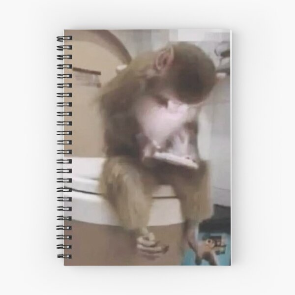 Item preview, monkey scrolling on toilet designed and sold by monkey zone.