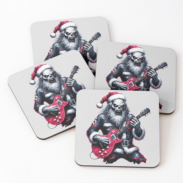 Item preview, Zombie Santa Playing Electric Guitar designed and sold by NightTimeJ.