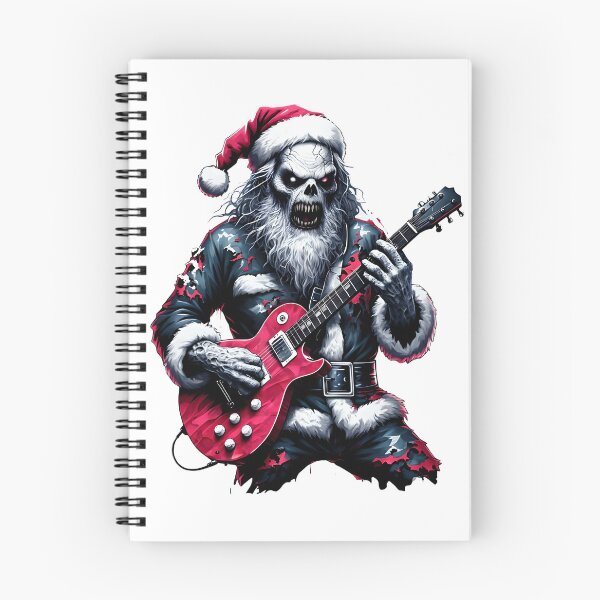 Item preview, Zombie Santa Playing Electric Guitar designed and sold by NightTimeJ.